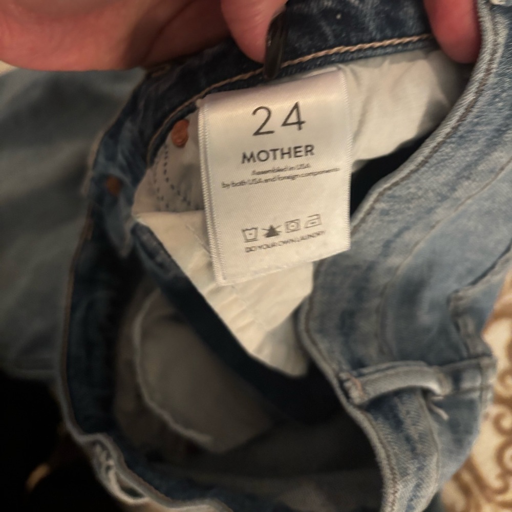 MOTHER Light Blue Denim Jeans